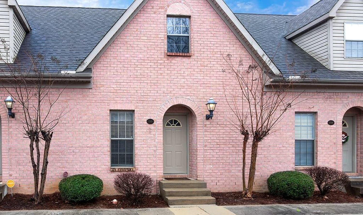Pink house rental property